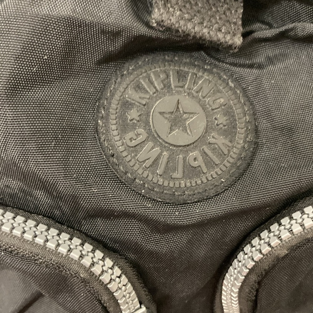 Black Kipling Backpack Silver Hardware Monkey Key… - image 3